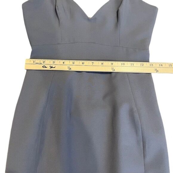 HOUSE OF CB London Raqa Purple V Neck Bodycon Full Zip Cocktail Mini Dress Small - Picture 8 of 14